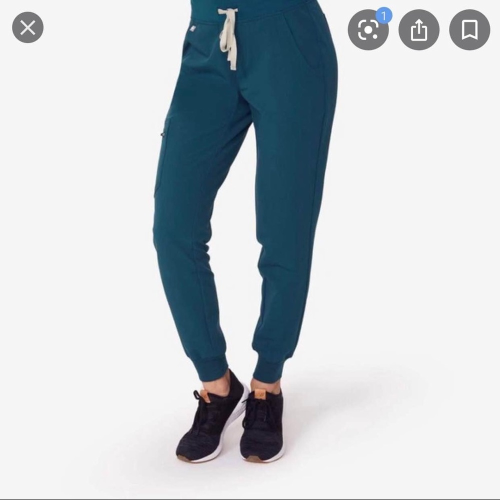 Figs Scrubs XXLP Caribbean Blue Zamora Joggers